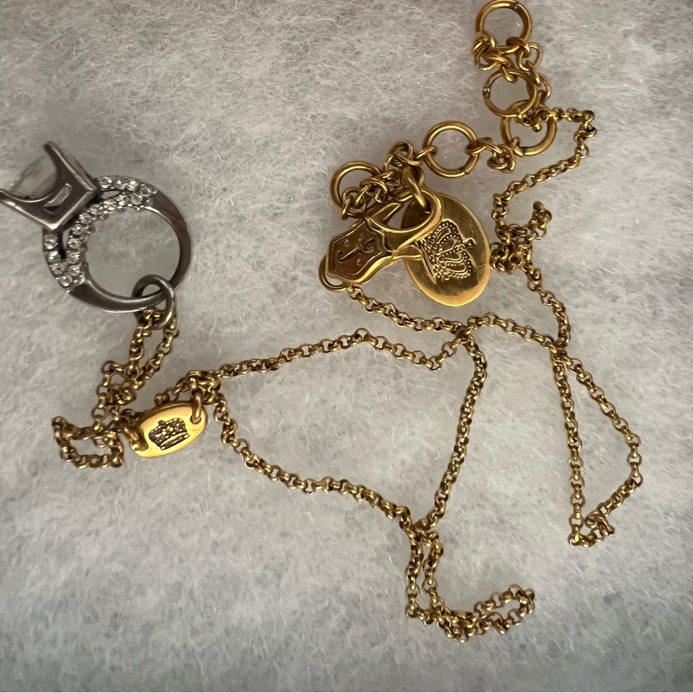 🎀Juicy Couture Engagement Ring Pendant Necklace - Picture 4 of 4